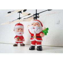 Mini rc helicopter with santa claus toy Radio Control flying santa claus toy